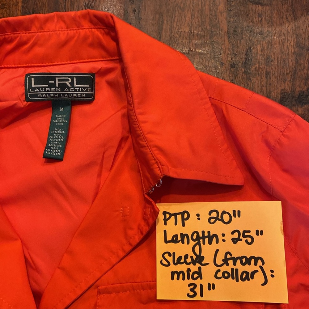 Ralph Lauren orange spring jacket - Picture 5 of 5